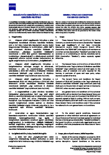 Szolgáltatási szerződések általános szerződéses feltételei HU előnézeti képe
