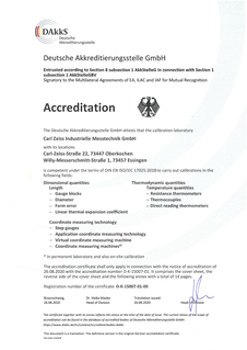 DAkkS Accreditation Deed előnézeti képe