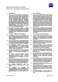 General Terms and Conditions for Remote Service előnézeti képe
