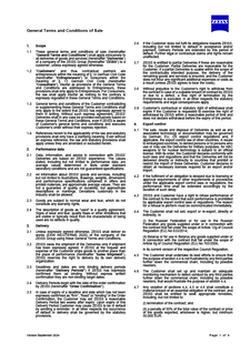 General Terms and Conditions of Sale előnézeti képe