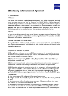 ZEISS Quality Suite Framework Agreement előnézeti képe
