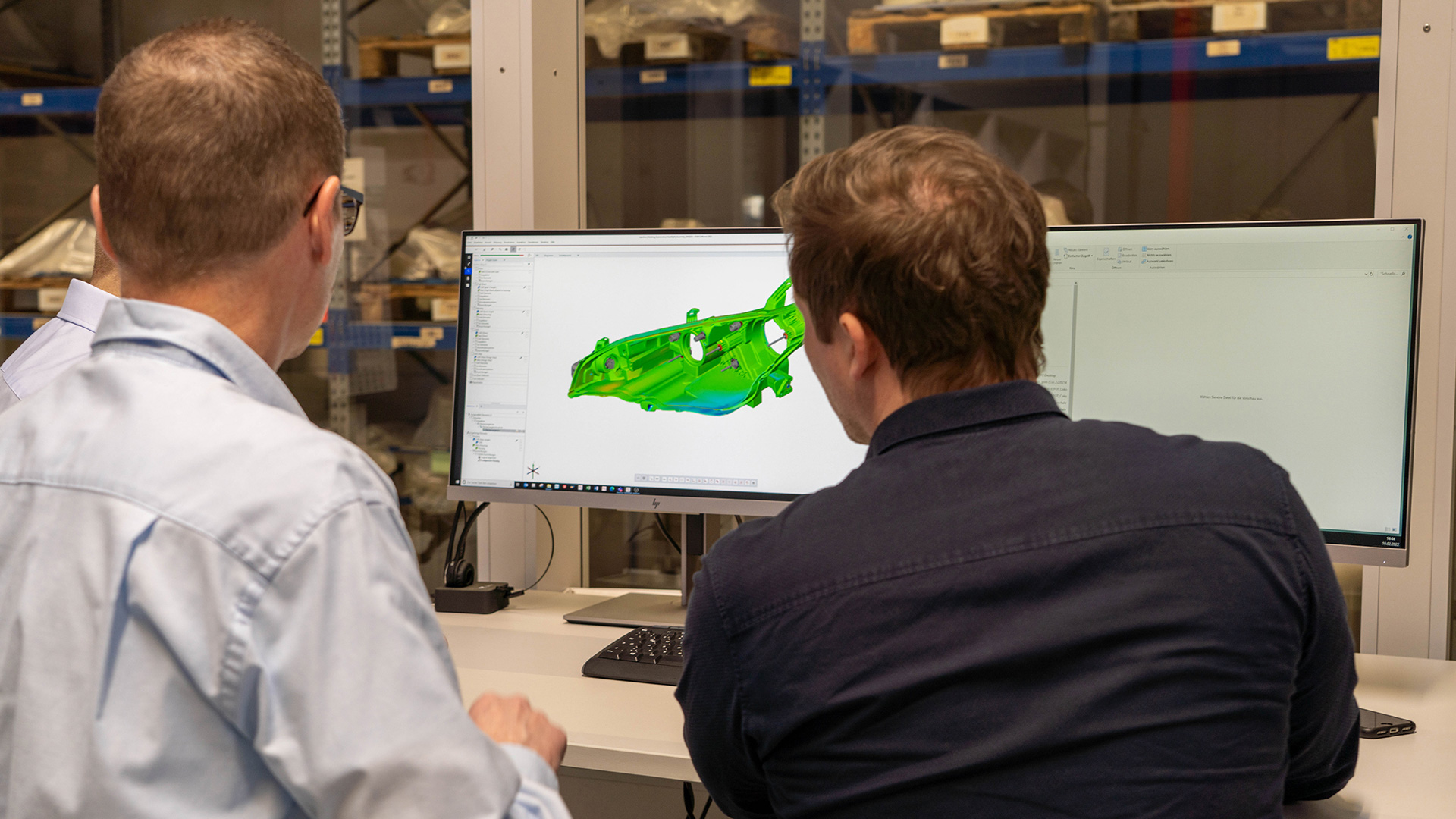 A ZEISS INSPECT a rejtett hibákat a felületek összehasonlításával teszi láthatóvá.