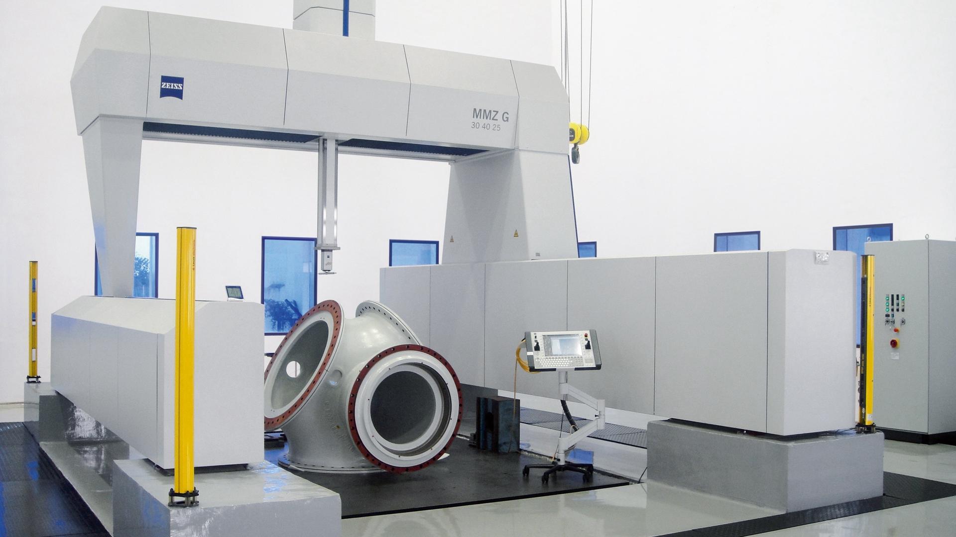 A ZEISS MMZ G a PMT Machines Limited alkalmazásában