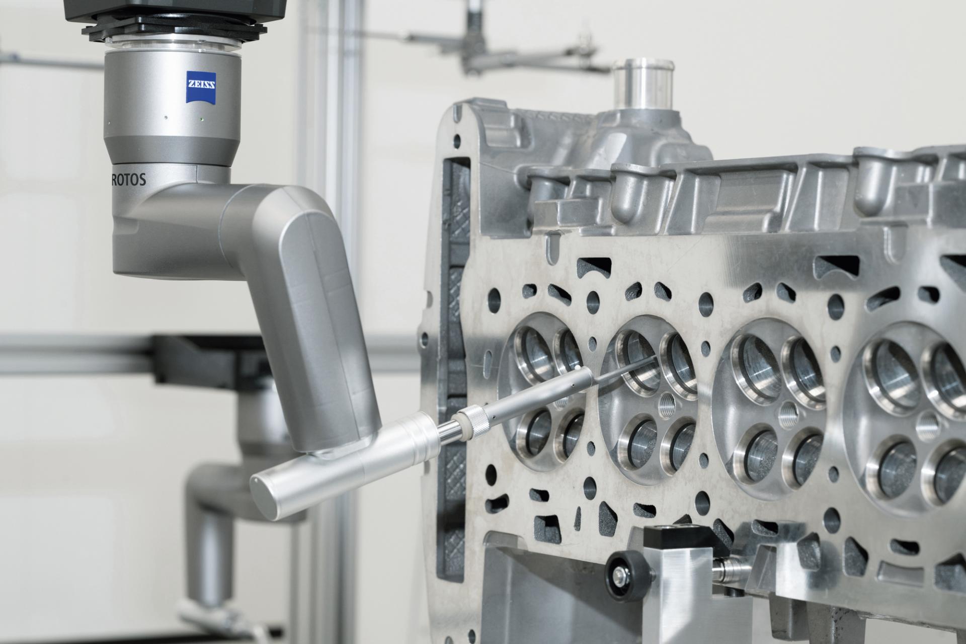 Minden jellemző egyetlen mérési folyamatban a ZEISS ROTOS segítségével.