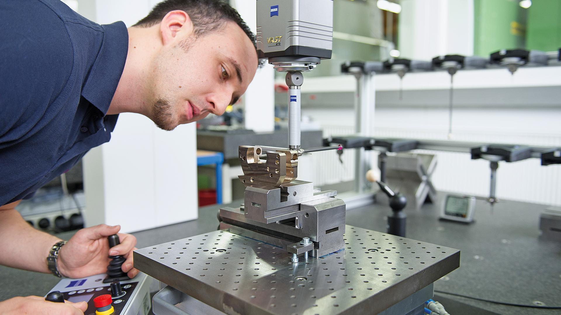 ZEISS XTR gold mérőfej használat közben