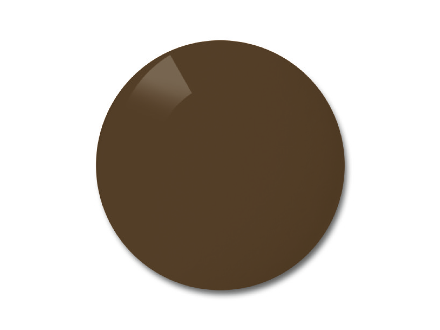 A barna polarizált lencse színmintája. 
