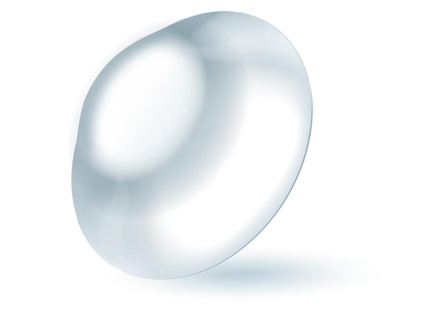 Ortho-K kontaktlencséről készült illusztráció.
